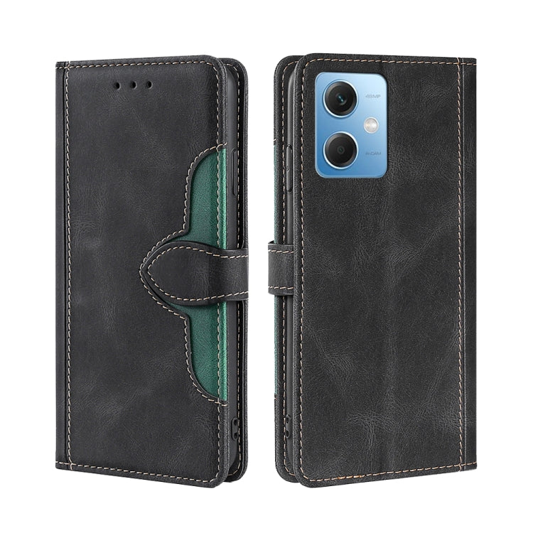 For Xiaomi Redmi Note 12 China Skin Feel Magnetic Buckle Leather Phone Case