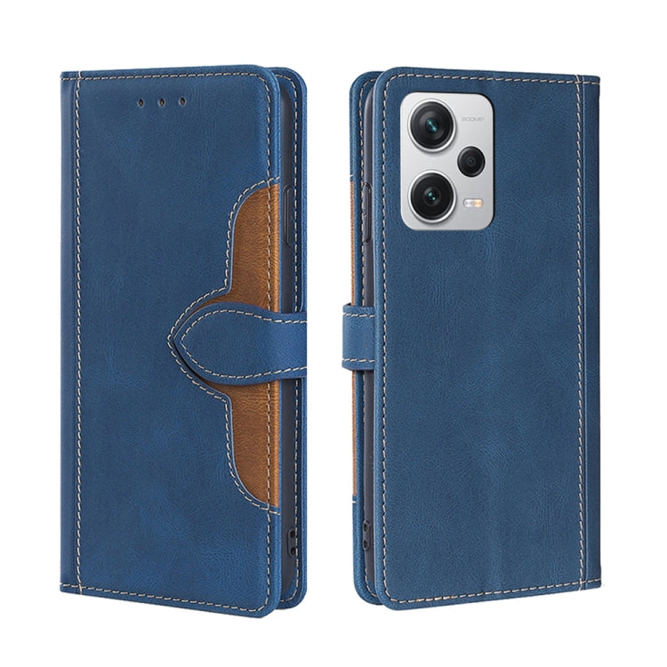 For Xiaomi Redmi Note 12 Pro+ China Skin Feel Magnetic Buckle Leather Phone Case