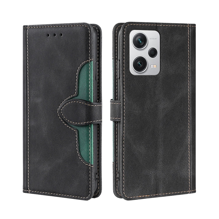 For Xiaomi Redmi Note 12 Pro+ China Skin Feel Magnetic Buckle Leather Phone Case