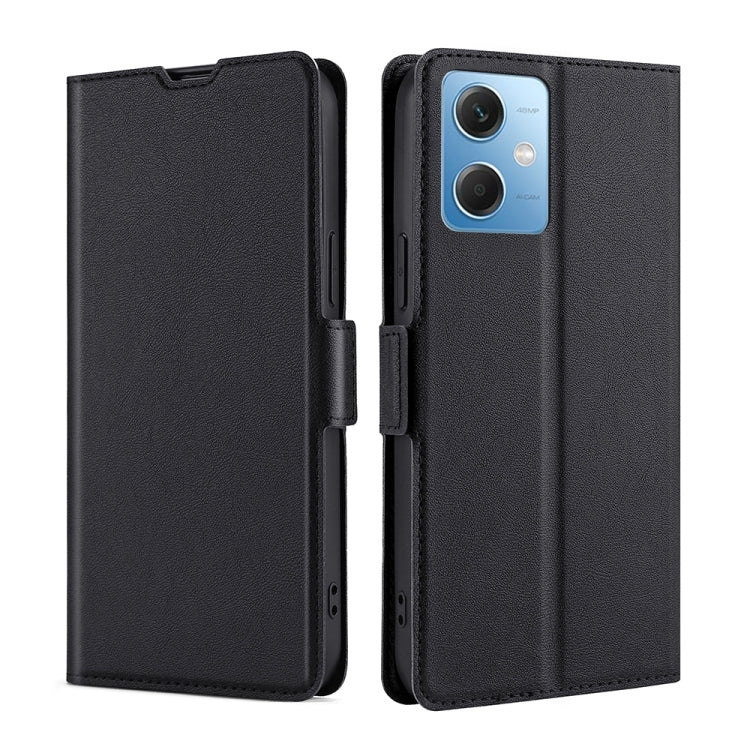 For Xiaomi Redmi Note 12 China Ultra-thin Voltage Side Buckle Horizontal Flip Leather Phone Case