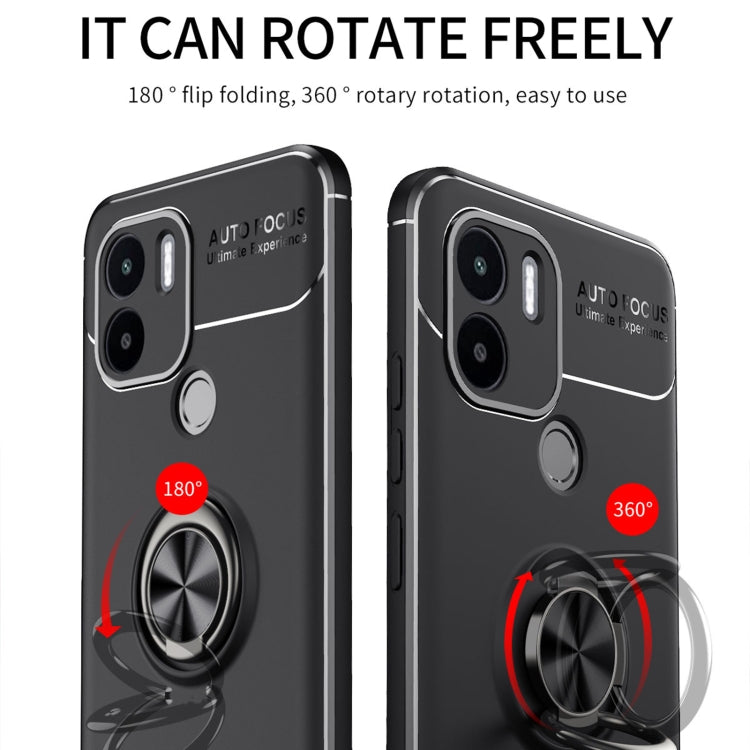 For Xiaomi Redmi A1+ Metal Ring Holder 360 Degree Rotating TPU Phone Case