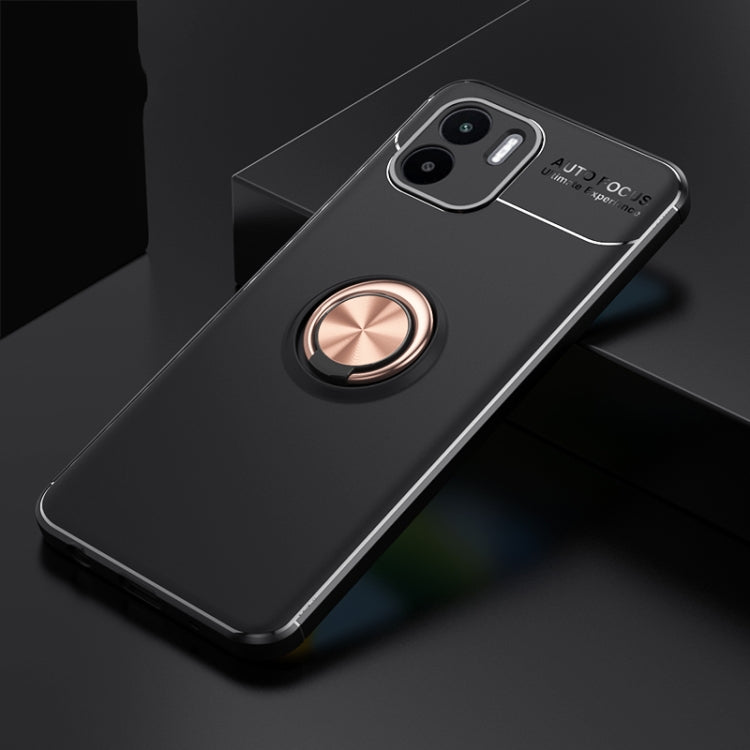 For Xiaomi Redmi A1 Metal Ring Holder 360 Degree Rotating TPU Phone Case