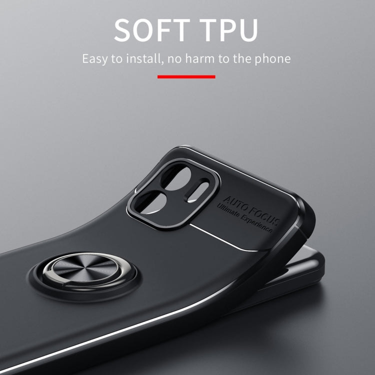 For Xiaomi Redmi A1 Metal Ring Holder 360 Degree Rotating TPU Phone Case