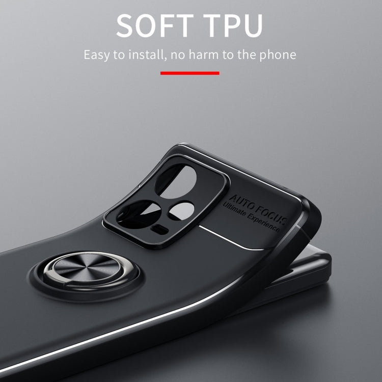 For Xiaomi Redmi Note 12 Pro+ China Metal Ring Holder 360 Degree Rotating TPU Phone Case