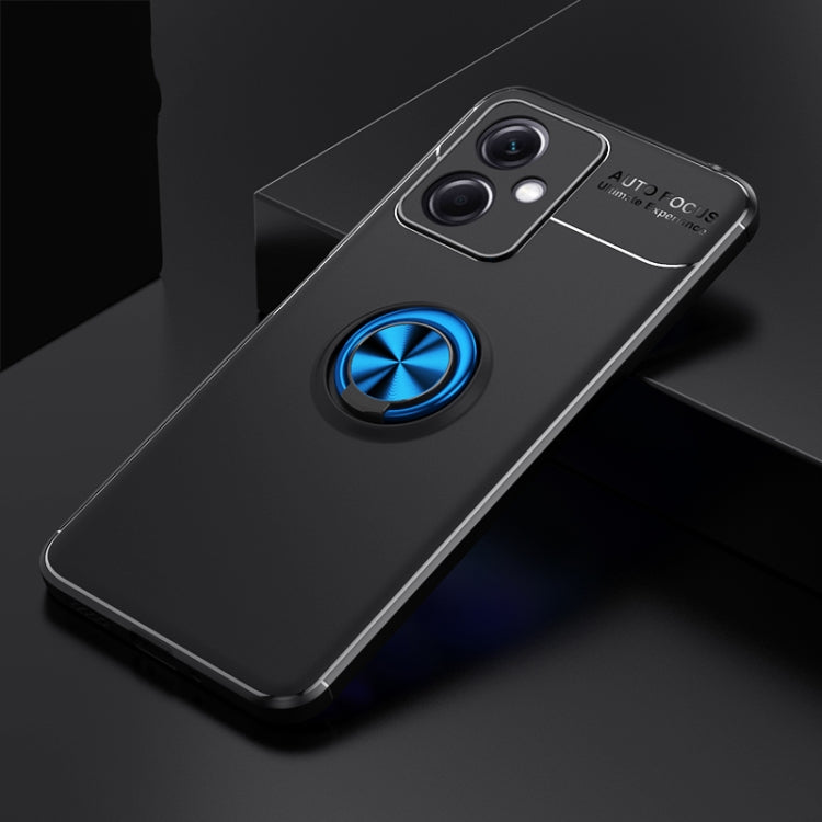 For Xiaomi Redmi Note 12 China Metal Ring Holder 360 Degree Rotating TPU Phone Case