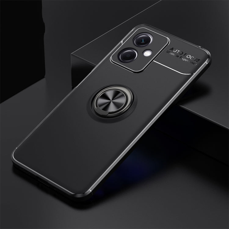 For Xiaomi Redmi Note 12 China Metal Ring Holder 360 Degree Rotating TPU Phone Case