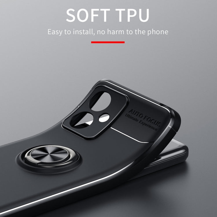 For Xiaomi Redmi Note 12 China Metal Ring Holder 360 Degree Rotating TPU Phone Case