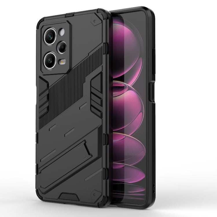 For Xiaomi Redmi Note 12 Pro 5G China / Note 12 Pro 5G Speed Punk Armor 2 in 1 PC + TPU Phone Case with Invisible Holder