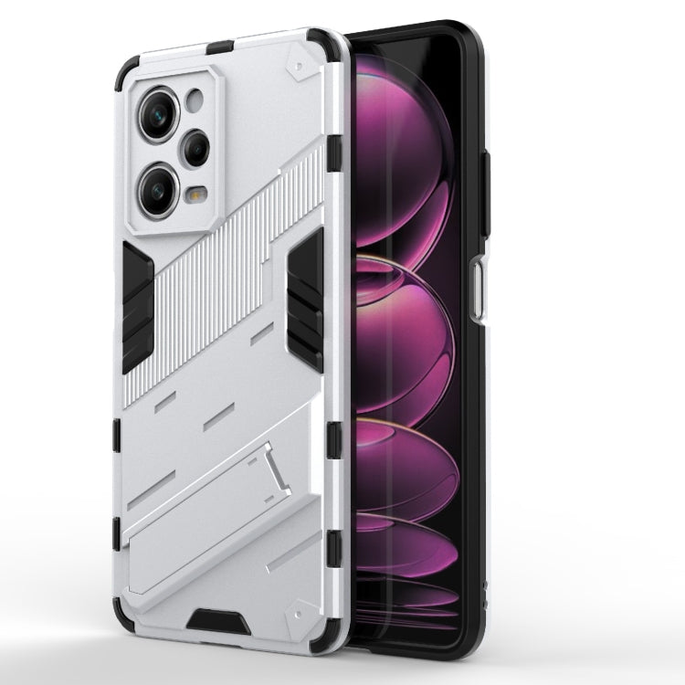 For Xiaomi Redmi Note 12 Pro 5G China / Note 12 Pro 5G Speed Punk Armor 2 in 1 PC + TPU Phone Case with Invisible Holder