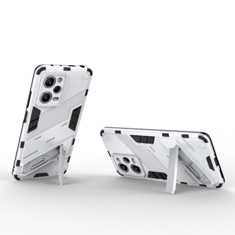 For Xiaomi Redmi Note 12 Pro 5G China / Note 12 Pro 5G Speed Punk Armor 2 in 1 PC + TPU Phone Case with Invisible Holder