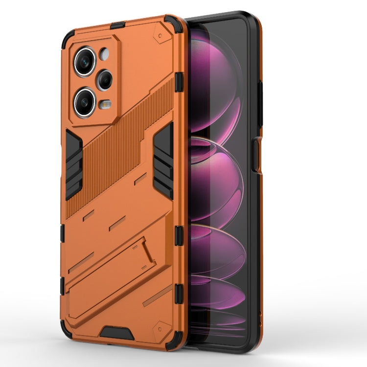 For Xiaomi Redmi Note 12 Pro 5G China / Note 12 Pro 5G Speed Punk Armor 2 in 1 PC + TPU Phone Case with Invisible Holder