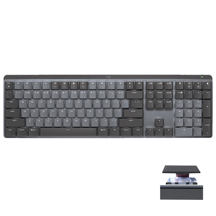 Logitech MX Mechanical Wireless Bluetooth Dual Mode Keyboard with Logi Bolt USB Receiver