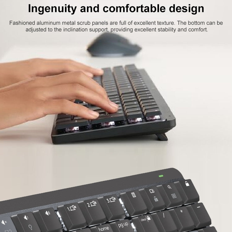 Logitech MX Mechanical Wireless Bluetooth Dual Mode Keyboard with Logi Bolt USB Receiver