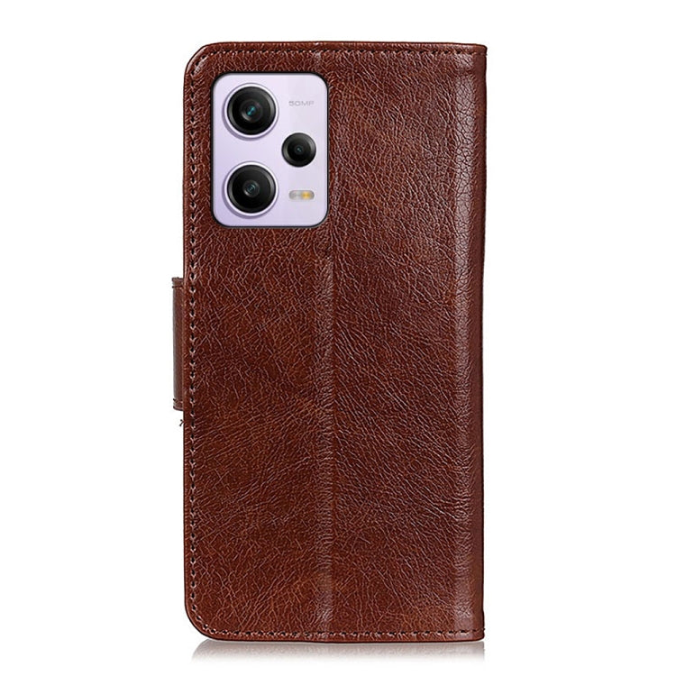 For Xiaomi Redmi Note 12 Pro+ China Nappa Texture Flip Leather Phone Case