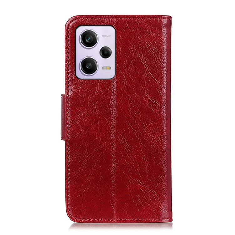 For Xiaomi Redmi Note 12 Pro+ China Nappa Texture Flip Leather Phone Case