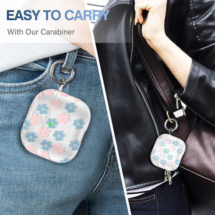 For AirPods 3 Glitter Four-color Flower Earphone Protective Case