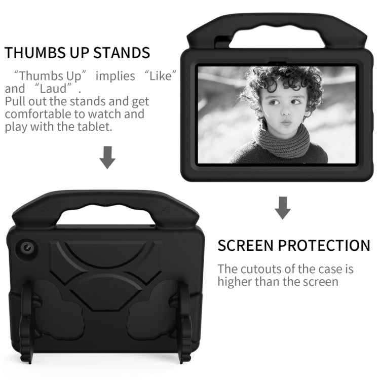 For Amazon Kindle Fire 7 2022 Children EVA Shockproof Tablet Case with Thumb Bracket