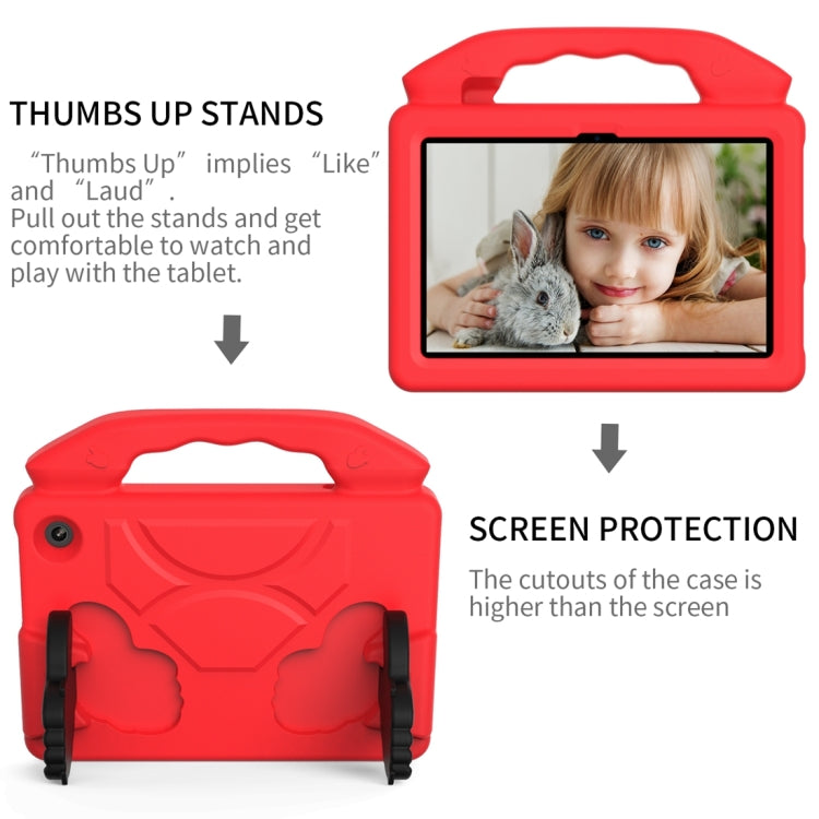 For Amazon Kindle Fire 7 2022 Children EVA Shockproof Tablet Case with Thumb Bracket