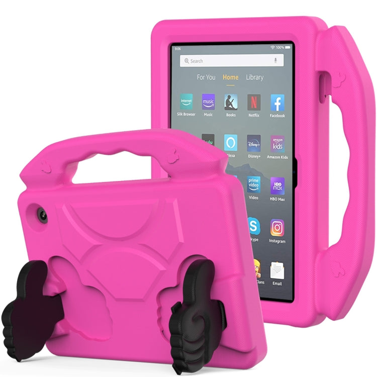 For Amazon Kindle Fire 7 2022 Children EVA Shockproof Tablet Case with Thumb Bracket