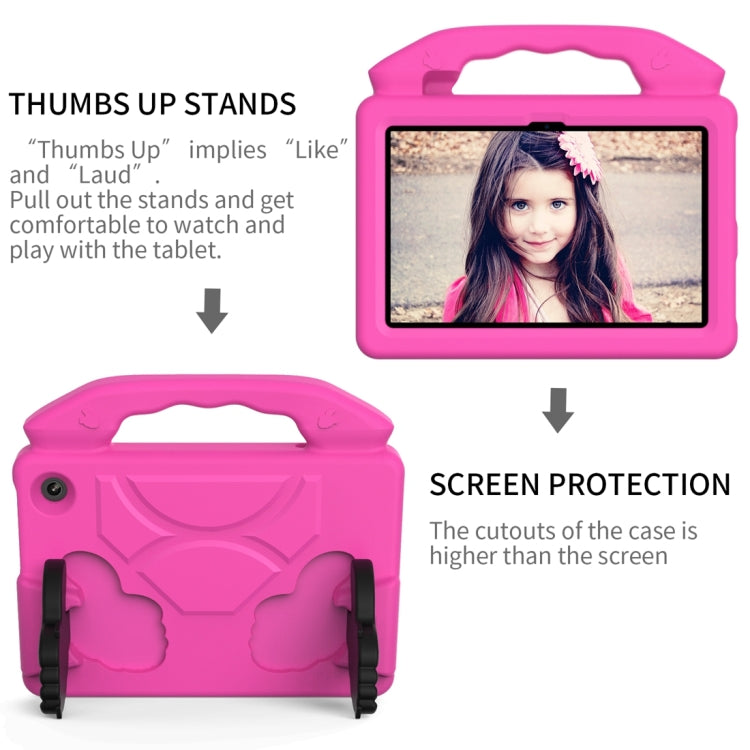 For Amazon Kindle Fire 7 2022 Children EVA Shockproof Tablet Case with Thumb Bracket