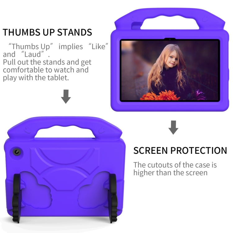 For Amazon Kindle Fire 7 2022 Children EVA Shockproof Tablet Case with Thumb Bracket