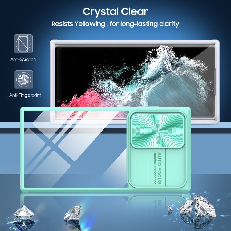 For Samsung Galaxy S22 Ultra 5G 360 degree Full Coverage Sliding Camshield Phone Case