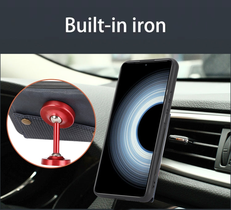 For Xiaomi 12T Pro Double Buckle Card Slots Magnetic Phone Case