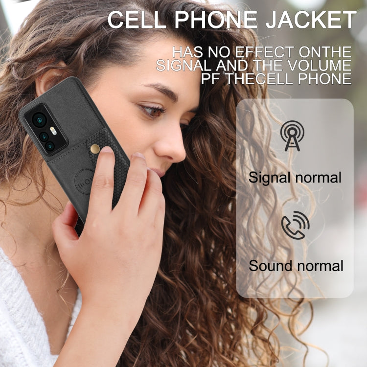 For Xiaomi 12T Pro Double Buckle Card Slots Magnetic Phone Case