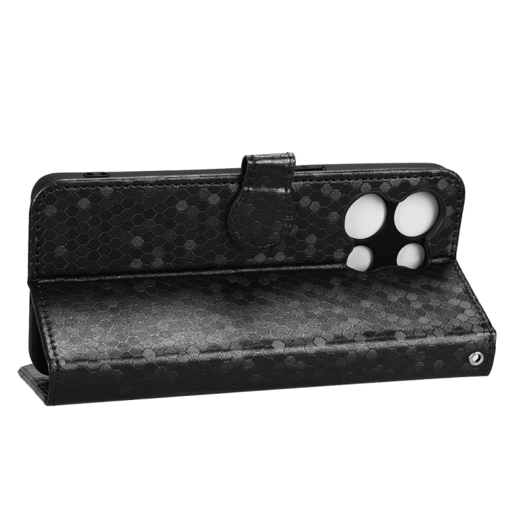 For OPPO Reno8 Pro 5G Honeycomb Dot Texture Leather Phone Case