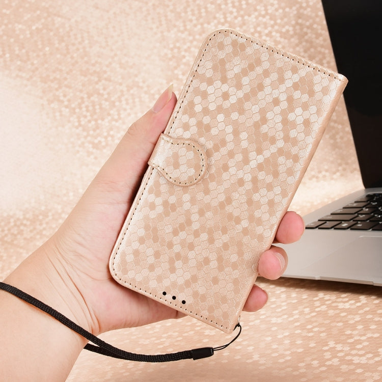 For OPPO Find X5 Honeycomb Dot Texture Leather Phone Case