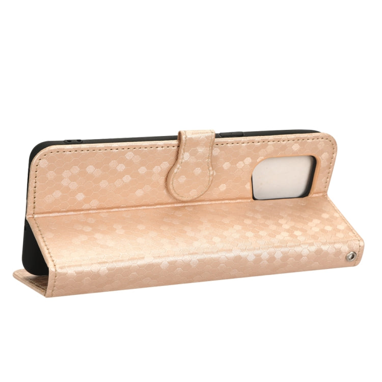 For OPPO Find X5 Pro Honeycomb Dot Texture Leather Phone Case