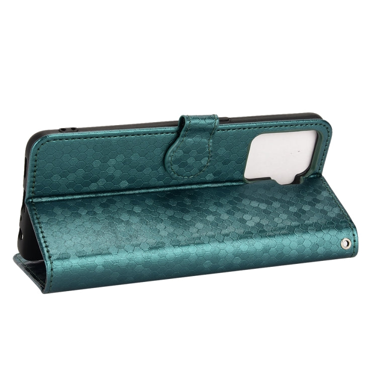 For OPPO A94 4G Honeycomb Dot Texture Leather Phone Case