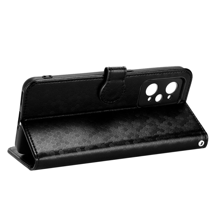 For Realme GT Neo2 Honeycomb Dot Texture Leather Phone Case