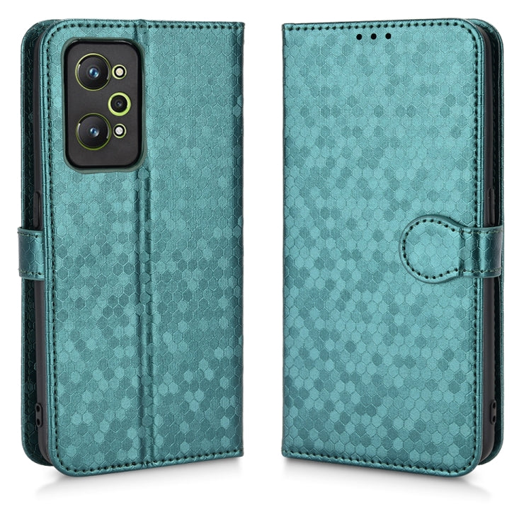 For Realme GT Neo2 Honeycomb Dot Texture Leather Phone Case