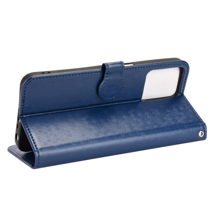 For Realme C35 Honeycomb Dot Texture Leather Phone Case