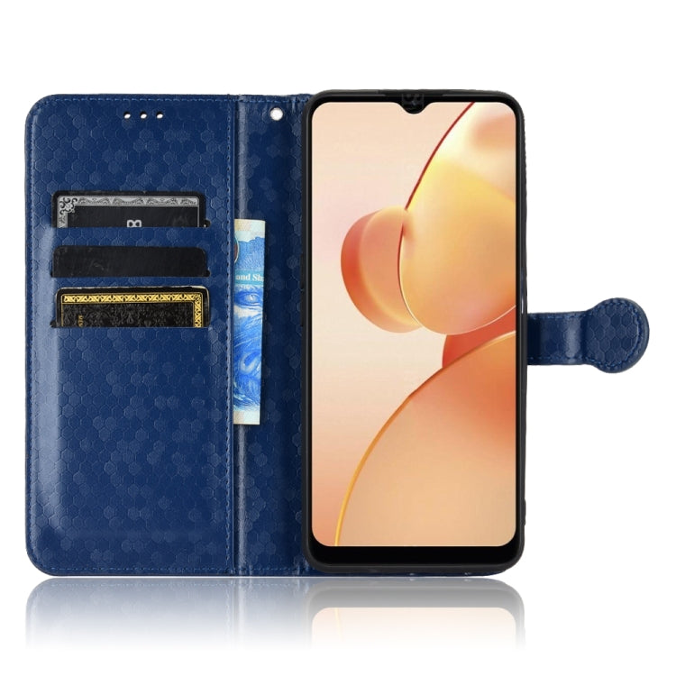 For Realme C31 Honeycomb Dot Texture Leather Phone Case