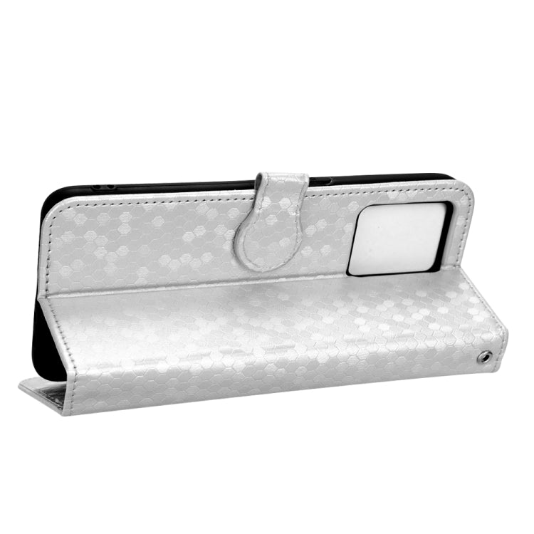 For Realme 9 4G / 9 Pro+ Honeycomb Dot Texture Leather Phone Case