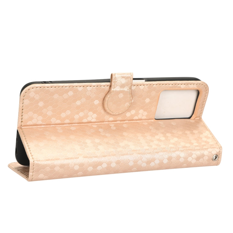 For Realme 9 5G / 9 Pro / Q5 Honeycomb Dot Texture Leather Phone Case