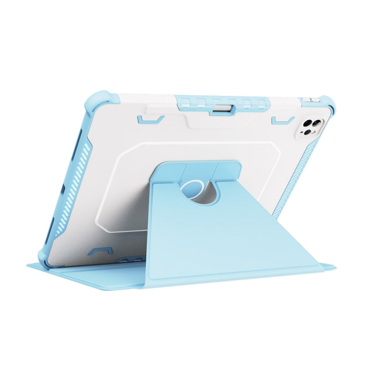 360 Degree Rotating Armored Smart Tablet Leather Case For iPad Pro 12.9 inch 2022/2021/2020/2018