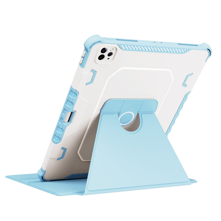 360 Degree Rotating Armored Smart Tablet Leather Case For iPad Pro 12.9 inch 2022/2021/2020/2018