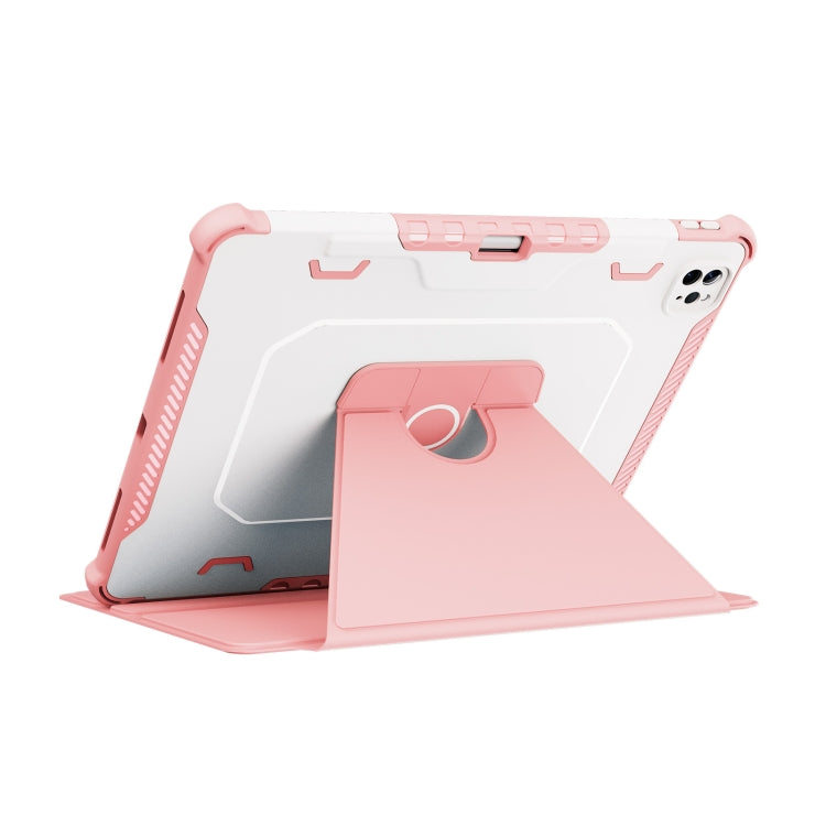 360 Degree Rotating Armored Smart Tablet Leather Case For iPad Pro 12.9 inch 2022/2021/2020/2018