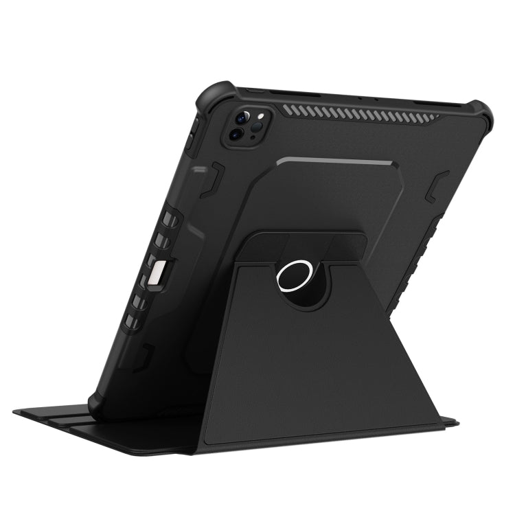 360 Degree Rotating Armored Smart Tablet Leather Case For iPad Pro 12.9 inch 2022/2021/2020/2018