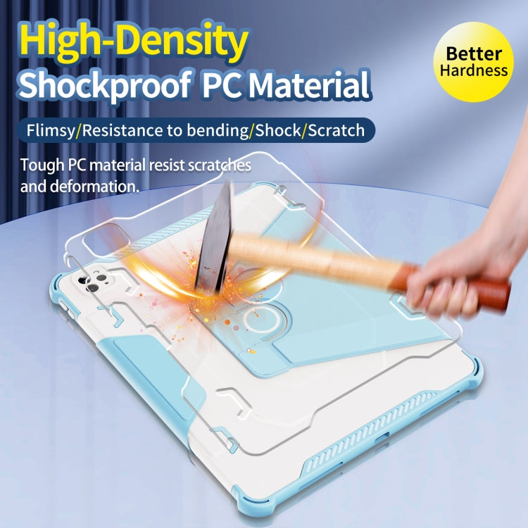 360 Degree Rotating Armored Smart Tablet Leather Case For iPad Pro 12.9 inch 2022/2021/2020/2018