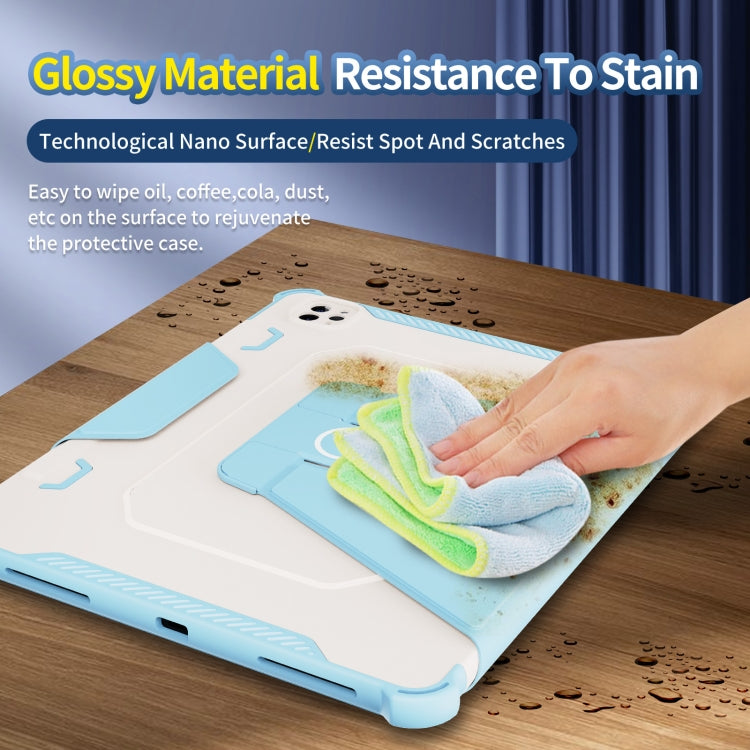 360 Degree Rotating Armored Smart Tablet Leather Case For iPad Pro 12.9 inch 2022/2021/2020/2018