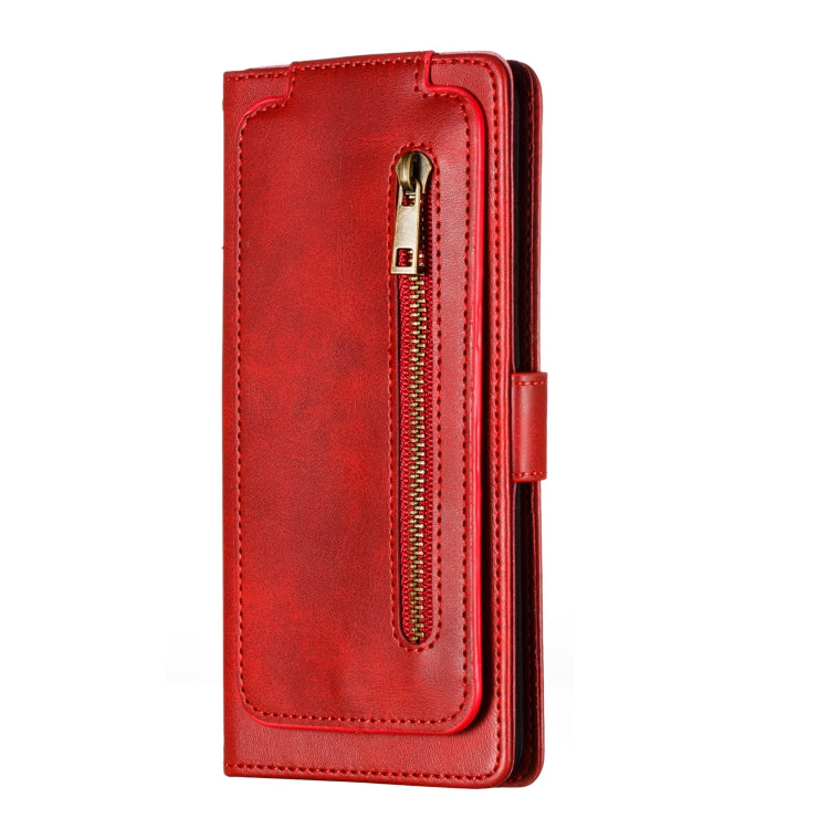 For Xiaomi Mi 10 Pro Nine Card Zipper Bag Horizontal Flip Leather Case With Holder & Card Slots & Photo Frame & Wallet