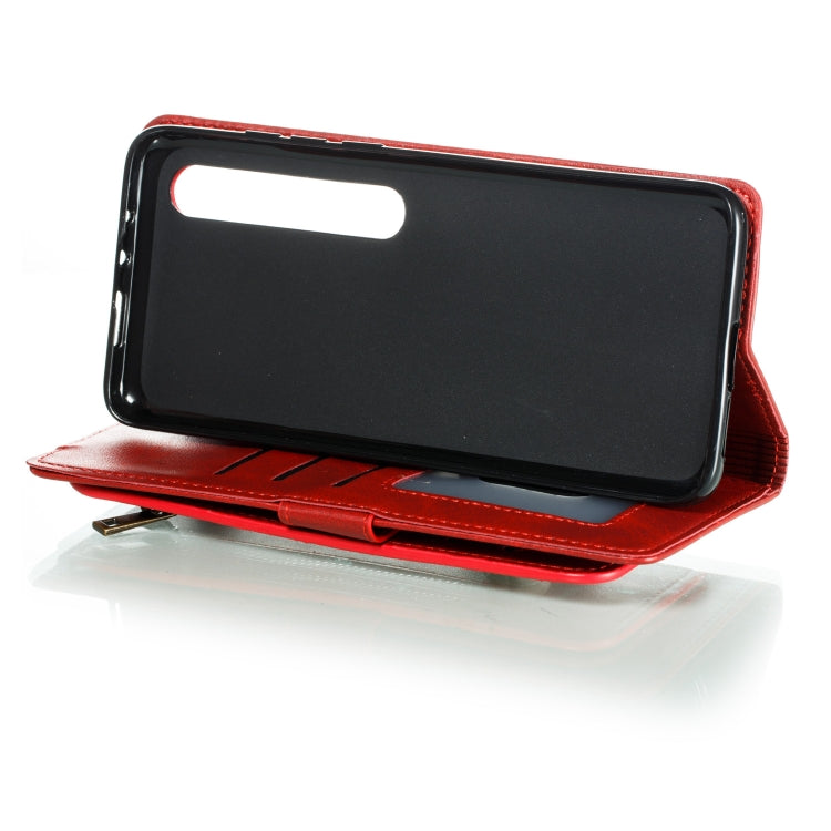 For Xiaomi Mi 10 Pro Nine Card Zipper Bag Horizontal Flip Leather Case With Holder & Card Slots & Photo Frame & Wallet