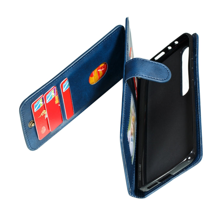 For Xiaomi Mi 10 Pro Nine Card Zipper Bag Horizontal Flip Leather Case With Holder & Card Slots & Photo Frame & Wallet