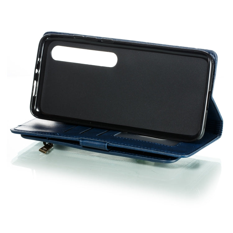 For Xiaomi Mi 10 Pro Nine Card Zipper Bag Horizontal Flip Leather Case With Holder & Card Slots & Photo Frame & Wallet