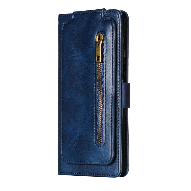 For Xiaomi Redmi Note 9 Pro Nine Card Zipper Bag Horizontal Flip Leather Case With Holder & Card Slots & Photo Frame & Wallet