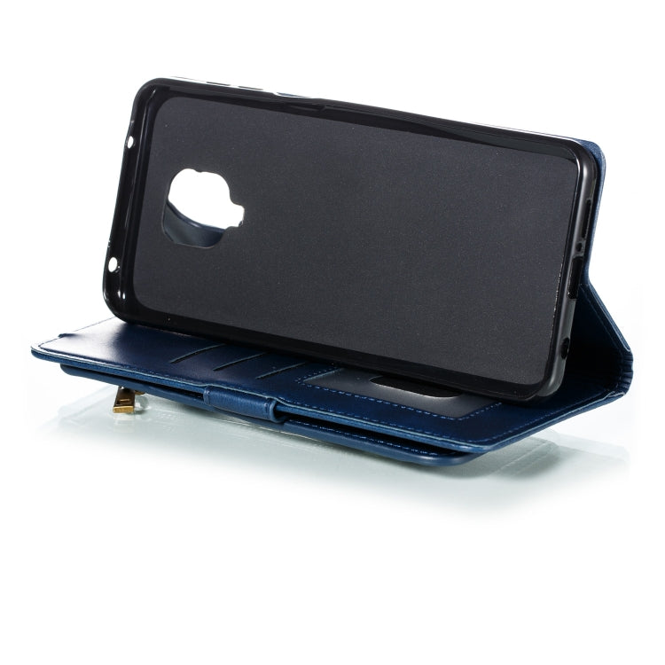 For Xiaomi Redmi Note 9 Pro Nine Card Zipper Bag Horizontal Flip Leather Case With Holder & Card Slots & Photo Frame & Wallet